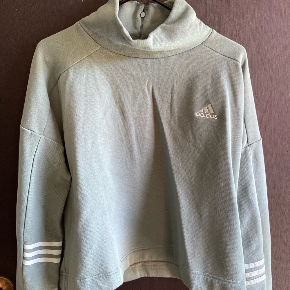Soft Green Adidas Sweatshirt